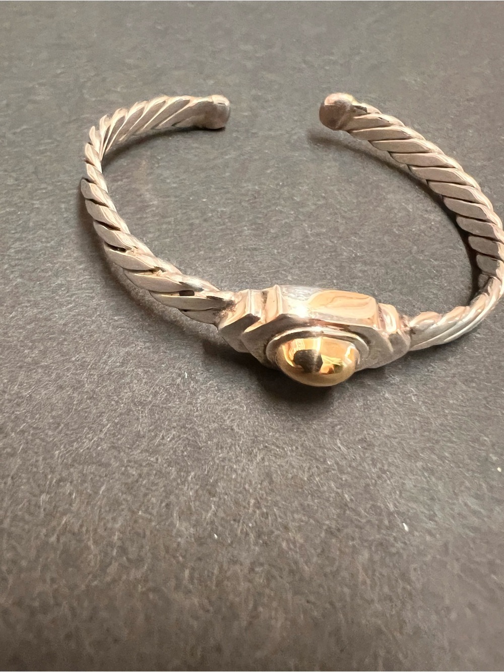 BAYANIHAN W Thomas Burns  925 & 18K Gold  Bracelet